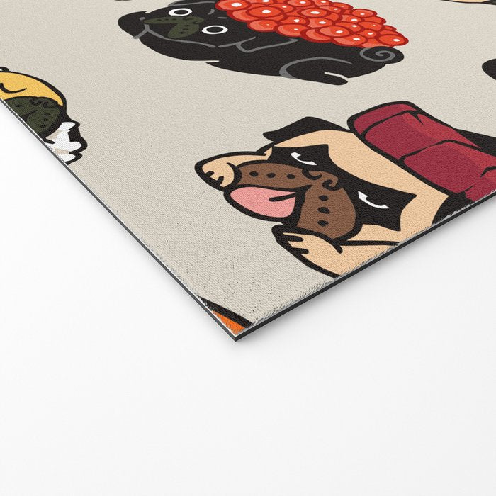 Sushi Pug Welcome Mat Gallery Image 2