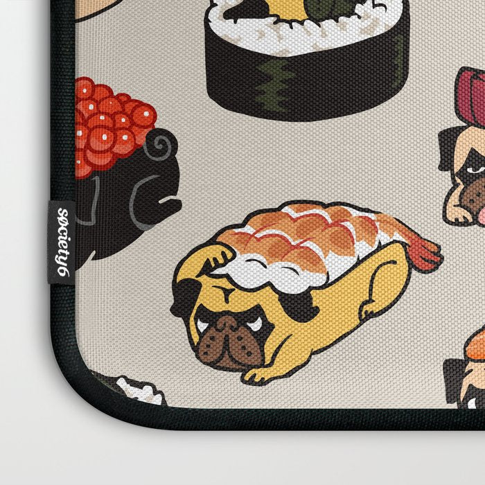 Sushi Pug Laptop Sleeve Gallery Image 3