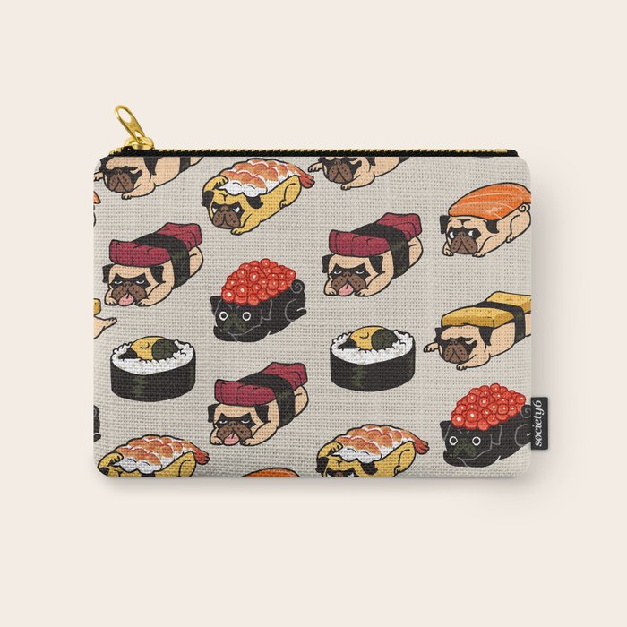 Sushi Pug Carry All Pouch Gallery Image 1
