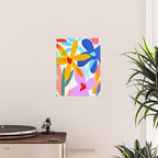 Playful Petals Mid Century Bold Groovy Flower Garden  Poster Gallery Image 2