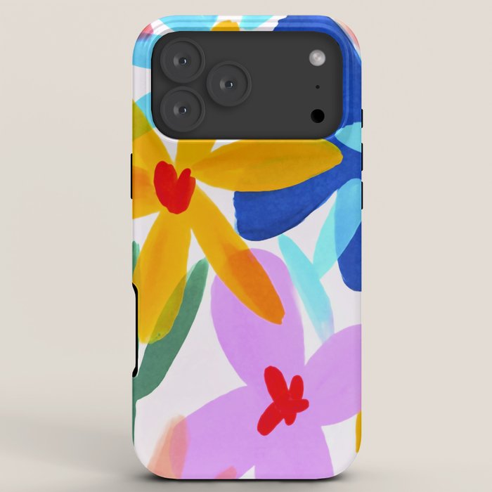 Playful Petals Mid Century Bold Groovy Flower Garden  iPhone Case Gallery Image 8