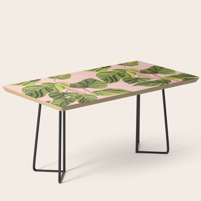 Upstart Pink and Green Houseplant Coffee Table Gallery Image 1
