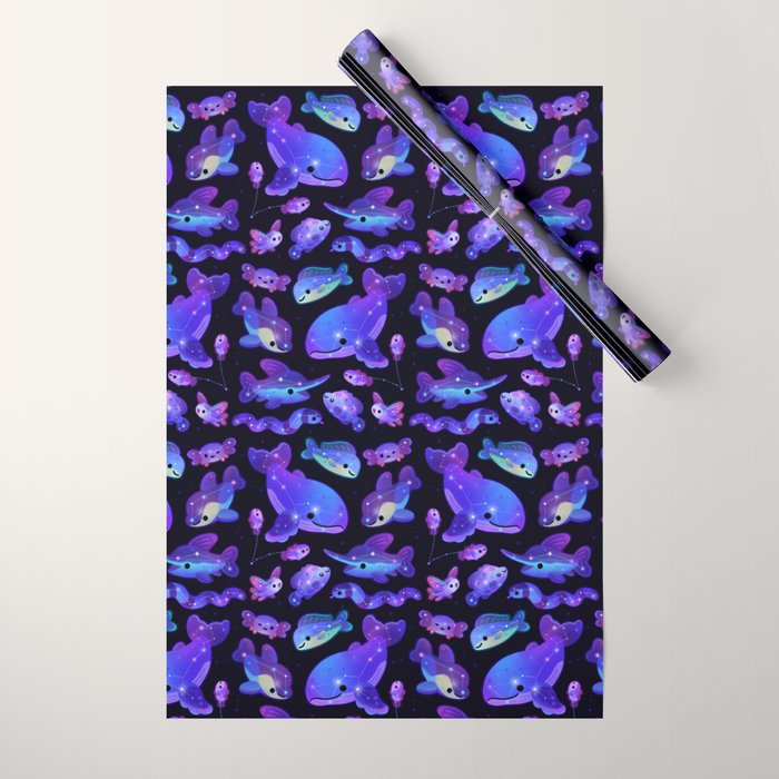 Ocean constellations Wrapping Paper Gallery Image 1