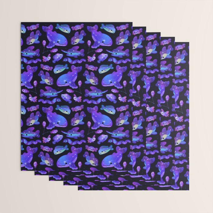 Ocean constellations Wrapping Paper Gallery Image 3