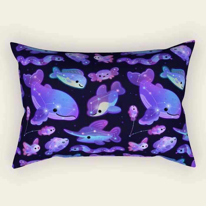 Ocean constellations Rectangular Pillow Gallery Image 2