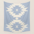Southwestern Minimalism - Sky Blue Wall Tapestry Gallery Image 4