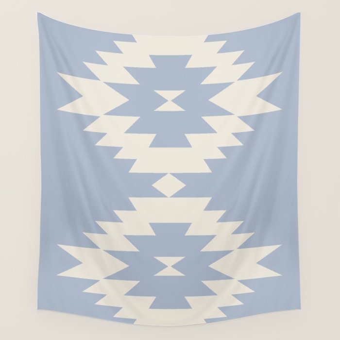 Southwestern Minimalism - Sky Blue Wall Tapestry Gallery Image 1