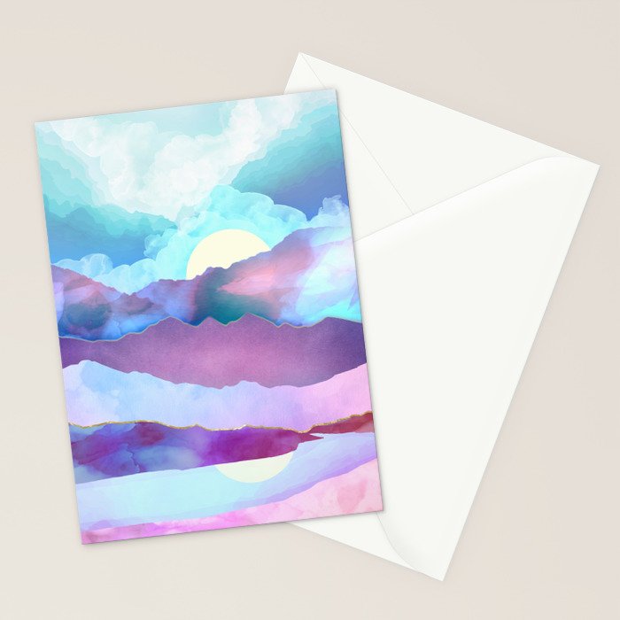 Opal Mountains Stationery Card Gallery Image 2