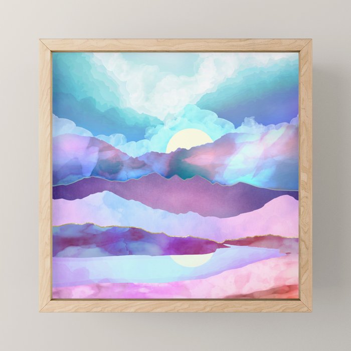 Opal Mountains Mini Art Print Gallery Image 1