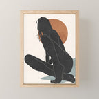 Abstract Art / Female Figure Mini Art Print Gallery Image 1