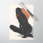 Abstract Art / Female Figure Wrapping Paper Gallery Image 1