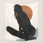 Abstract Art / Female Figure Wall Tapestry Gallery Image 4