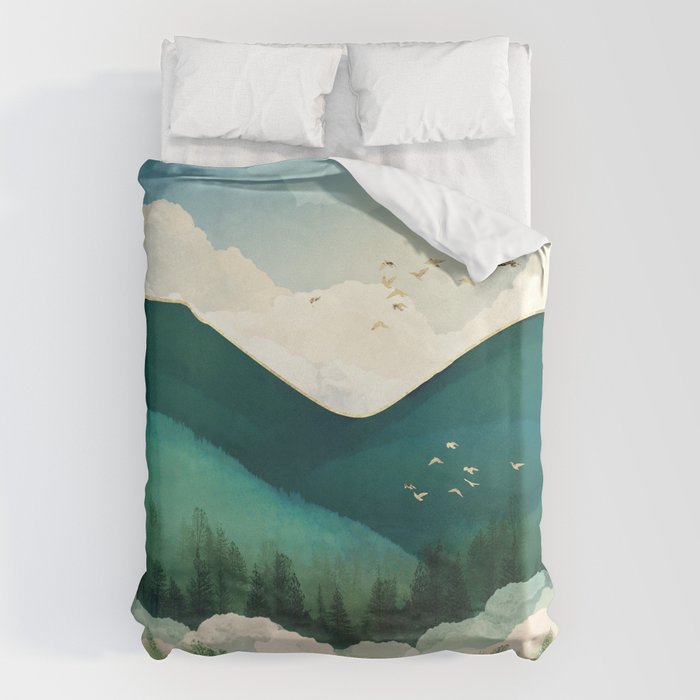 Emerald Hills Duvet Cover Gallery Image 6