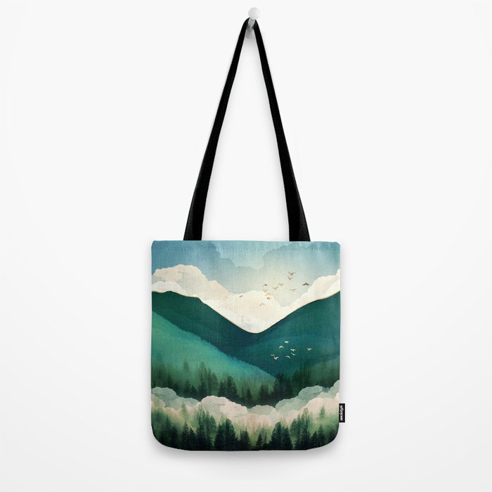 Emerald Hills Tote Bag Gallery Image 2