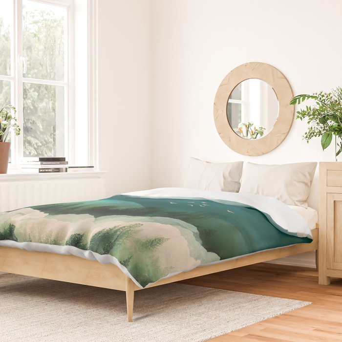 Emerald Hills Duvet Cover Gallery Image 2