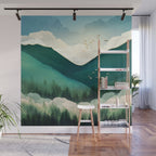 Emerald Hills Wall Mural Gallery Image 1