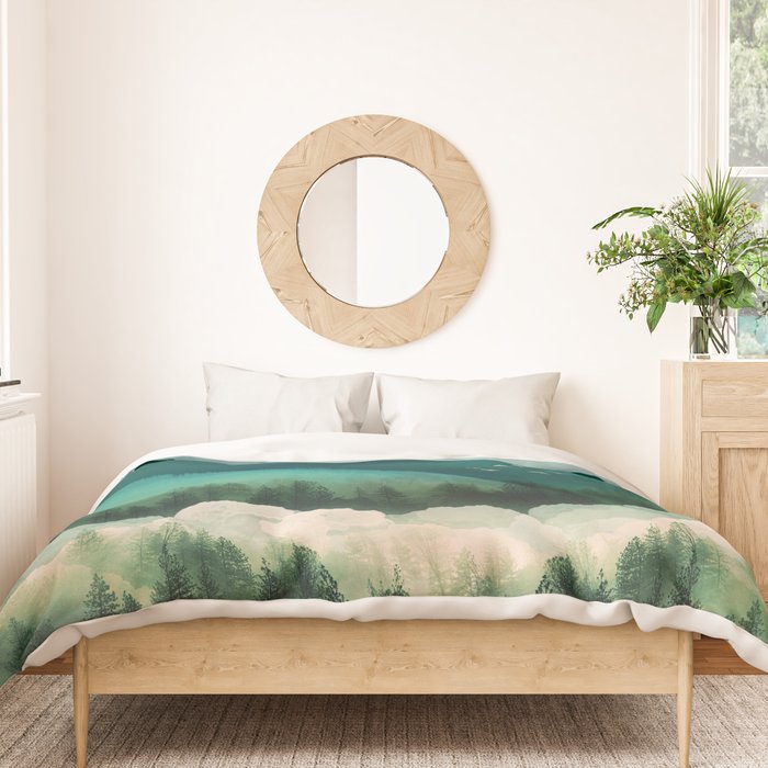 Emerald Hills Duvet Cover Gallery Image 3
