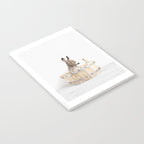 Baby Donkey in a Wooden Bathtub, Donkey Taking a Bath, Bathtub Animal Art Print By Synplus Notebook Gallery Image 2