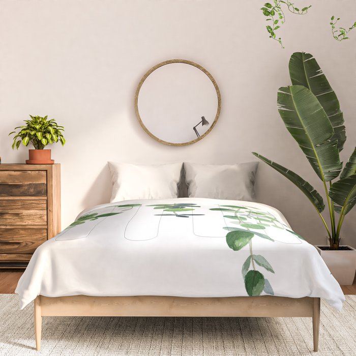Eucalyptus Watercolor 2  Comforter Gallery Image 3