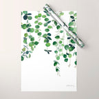 Eucalyptus Watercolor 2  Wrapping Paper Gallery Image 1