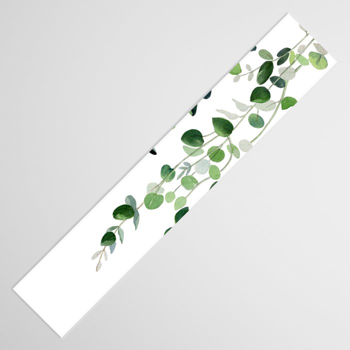 Eucalyptus Watercolor 2  Table Runner Gallery Image 3