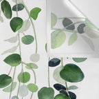 Eucalyptus Watercolor 2  Wall Tapestry Gallery Image 3