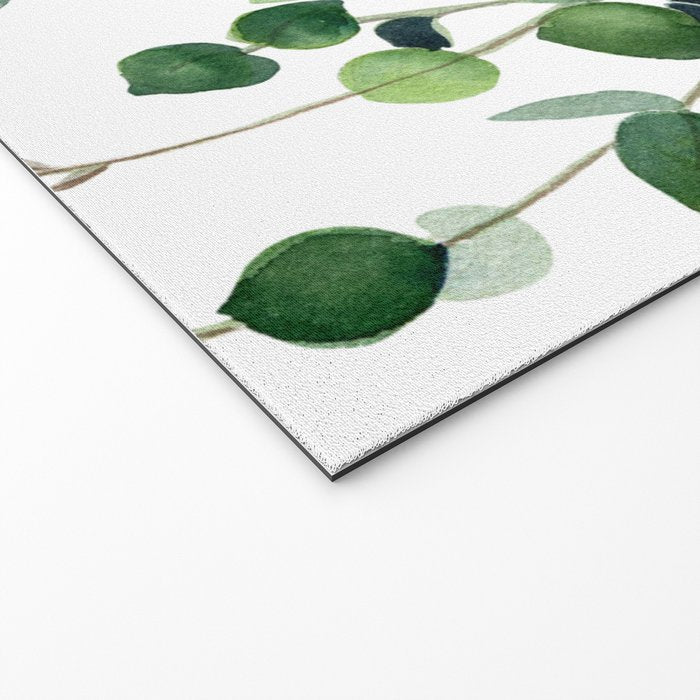 Eucalyptus Watercolor 2  Welcome Mat Gallery Image 2