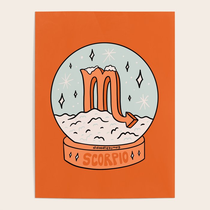 Scorpio Snow Globe Poster Gallery Image 4