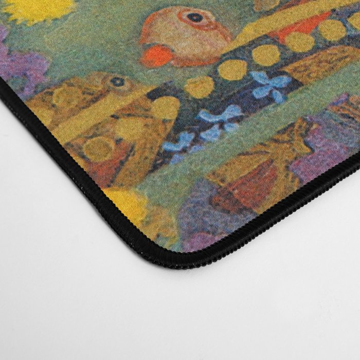 Gustav Klimt "Water Serpents" (detail) Desk Mat Gallery Image 4