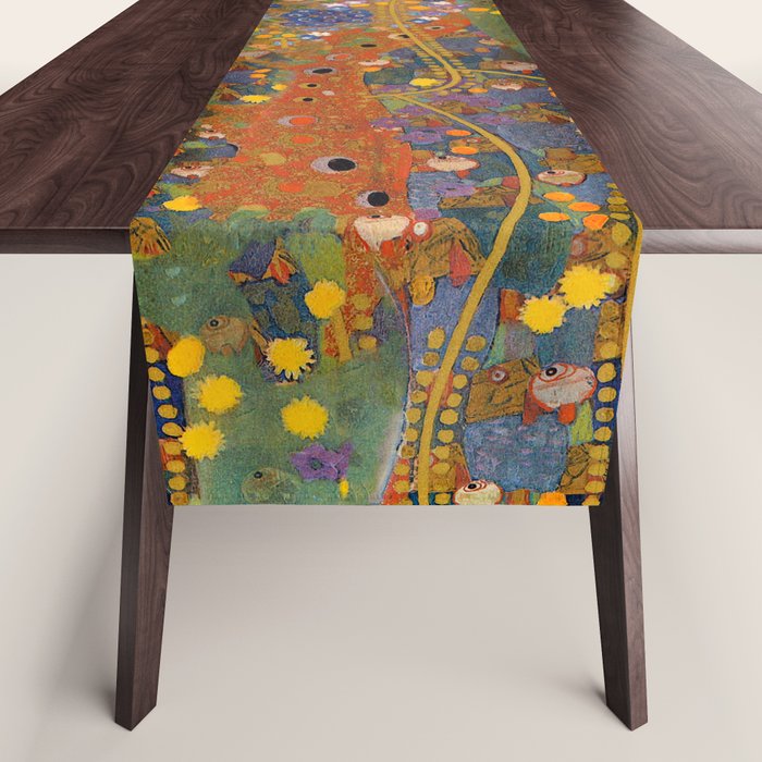 Gustav Klimt "Water Serpents" (detail) Table Runner Gallery Image 1