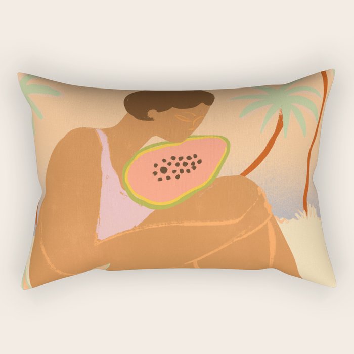 Yaya Papaya Rectangular Pillow Gallery Image 2