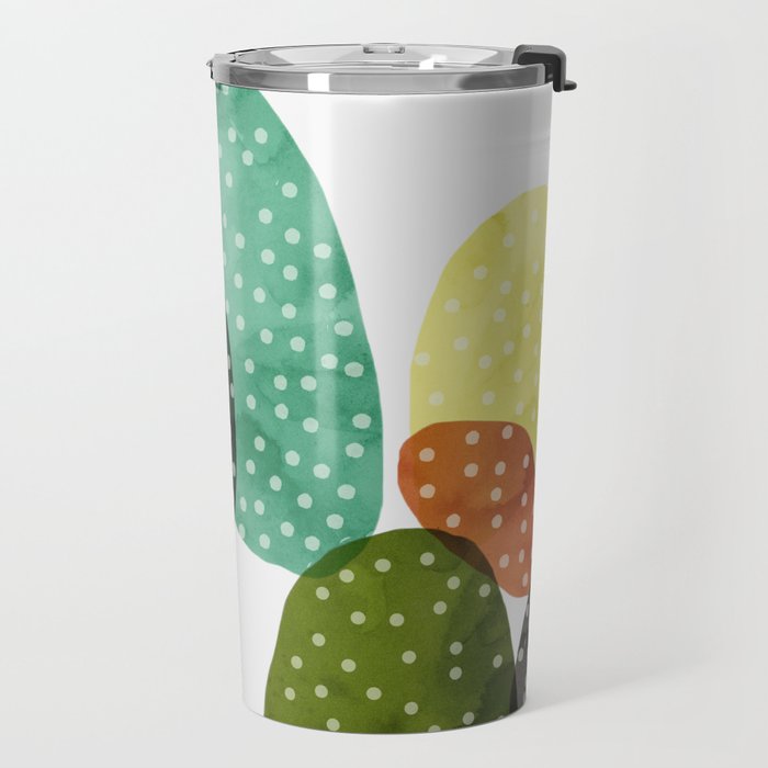 Cactus watercolor Travel Mug Gallery Image 2