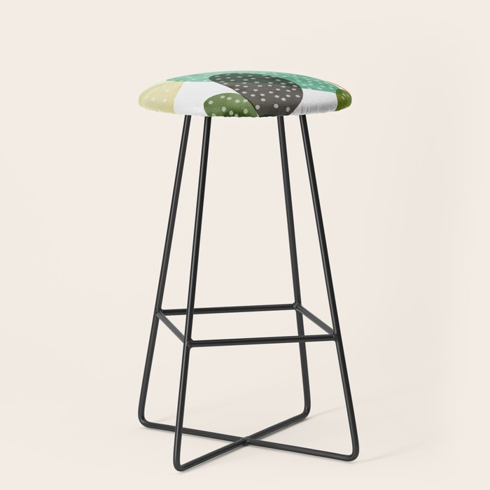 Cactus watercolor Stool Gallery Image 1