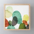 Cactus watercolor Mini Art Print Gallery Image 1