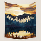 Fall Sunset Wall Tapestry Gallery Image 4