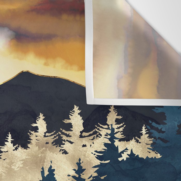 Fall Sunset Wall Tapestry Gallery Image 3