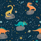 Dinosaurs Floating on an Asteroid Coffee Mug Gallery Image 2
