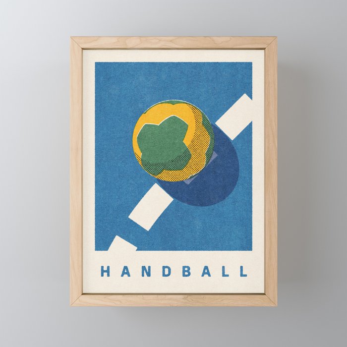 BALLS - Handball - Summer Games Mini Art Print Gallery Image 1