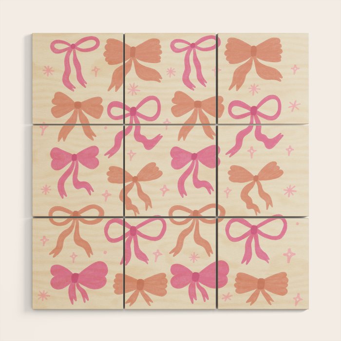 Bows Wood Wall Art Gallery Image 1