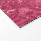 Mysterious Garden - dark pink Welcome Mat Gallery Image 2