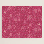 Mysterious Garden - dark pink Jigsaw Puzzle Gallery Image 1