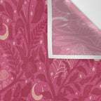 Mysterious Garden - dark pink Wall Tapestry Gallery Image 3