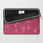 Mysterious Garden - dark pink Laptop Sleeve Gallery Image 2
