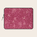 Mysterious Garden - dark pink Laptop Sleeve Gallery Image 1