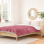Mysterious Garden - dark pink Duvet Cover Gallery Image 2