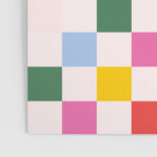 Retro Bauhaus Pattern | Abstract Shapes | Geometric Checks Poster Gallery Image 3