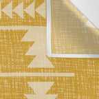 Southwestern Pattern 136 Yellow Wall Tapestry Gallery Image 3