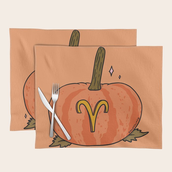 Aries Pumpkin Placemat Gallery Image 1