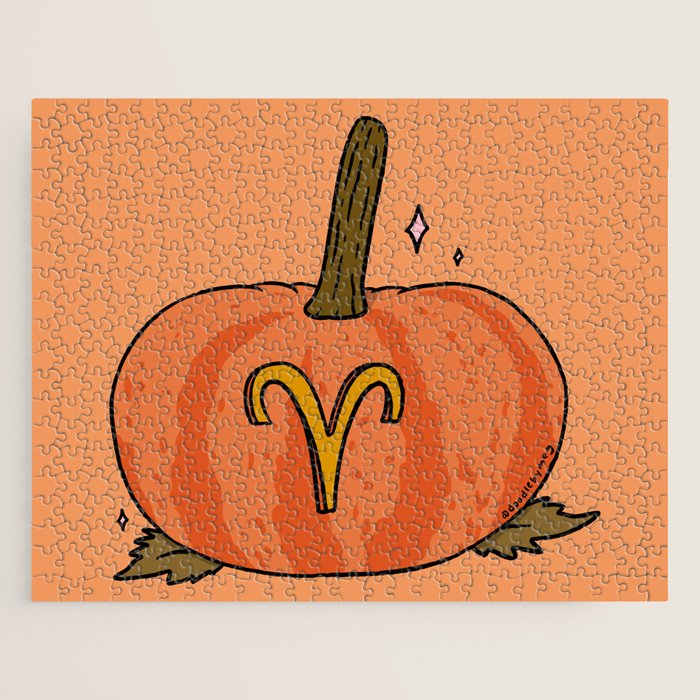 Aries Pumpkin Jigsaw Puzzle Gallery Image 1