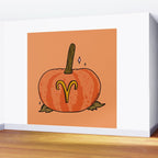 Aries Pumpkin Wall Mural Gallery Image 2